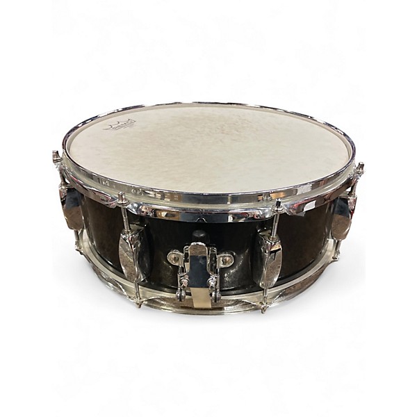Used Rhythm Art 5.5X14 snare black Drum