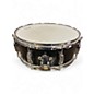 Used Rhythm Art 5.5X14 snare black Drum