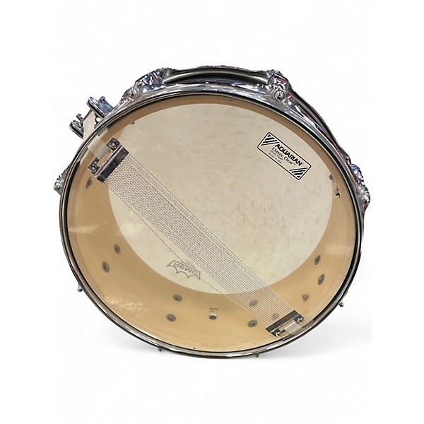 Used Rhythm Art 5.5X14 snare black Drum