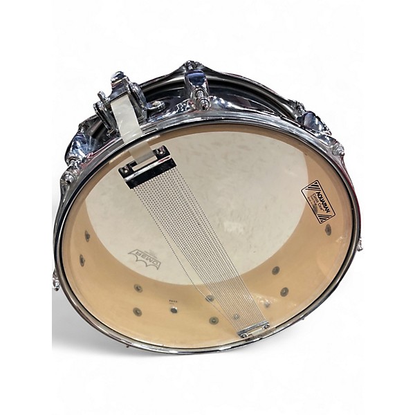 Used Rhythm Art 5.5X14 snare black Drum