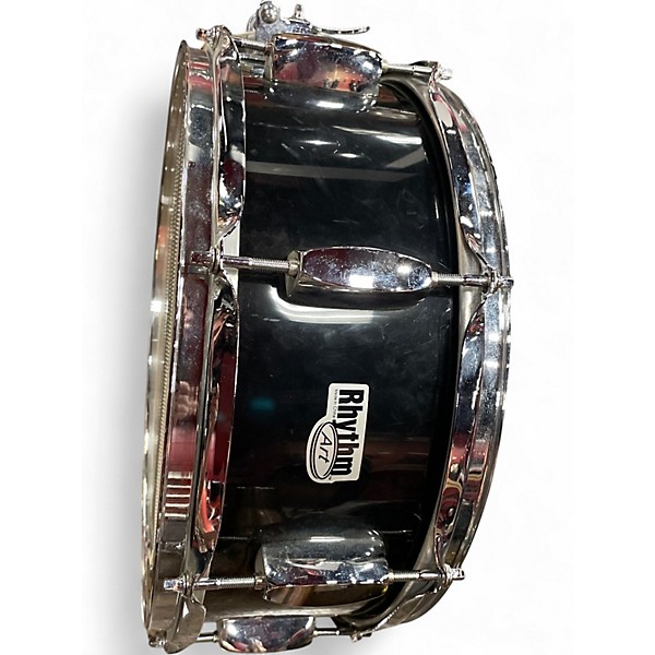 Used Rhythm Art 5.5X14 snare black Drum