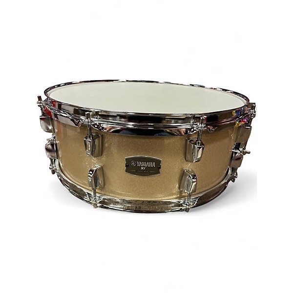 Used Yamaha 5.5X14 Rydeen Champagne Sparkle Drum
