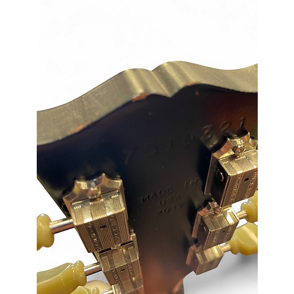 Used 2011 Gibson Les Paul Custom Black Solid Body Electric Guitar