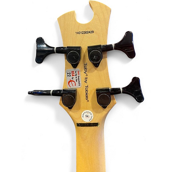 Used Tobias Toby Standard IV Black Electric Bass Guitar