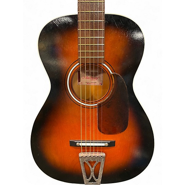 Vintage 1970s Harmony 319.12210000 SUNBURST Acoustic Guitar