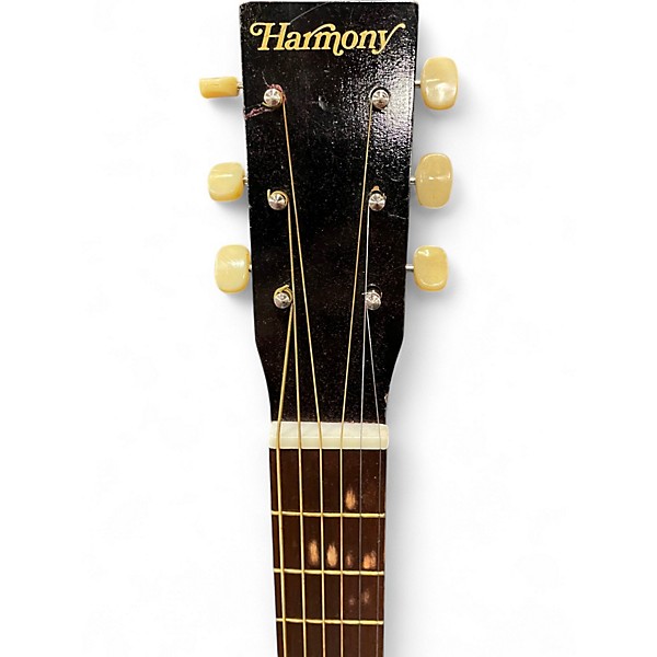 Vintage 1970s Harmony 319.12210000 SUNBURST Acoustic Guitar