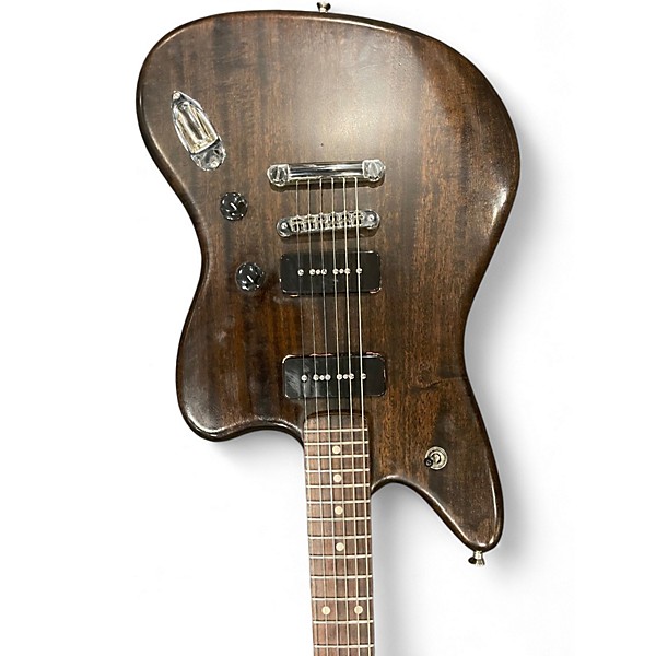Used Fender Modern Player Jaguar Brown Solid Body Electric Guitar