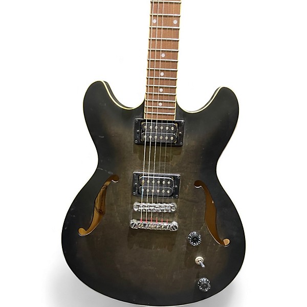 Used Ibanez AS53 TKF TRANS BLACK Hollow Body Electric Guitar