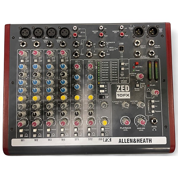 Used Allen & Heath ZED10FX Unpowered Mixer
