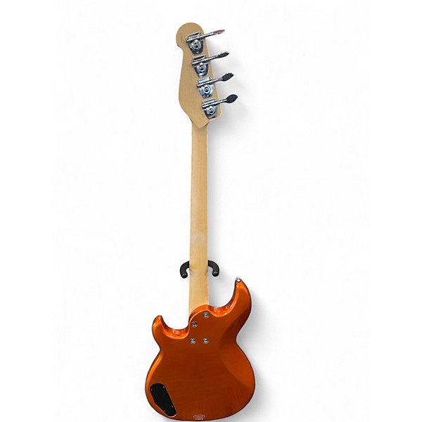 Used Yamaha BB414 Orange Metallic Electric Bass Guitar
