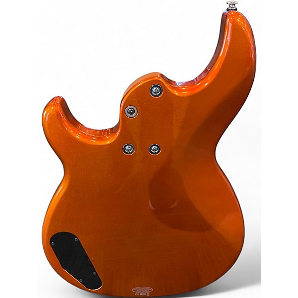 Used Yamaha BB414 Orange Metallic Electric Bass Guitar