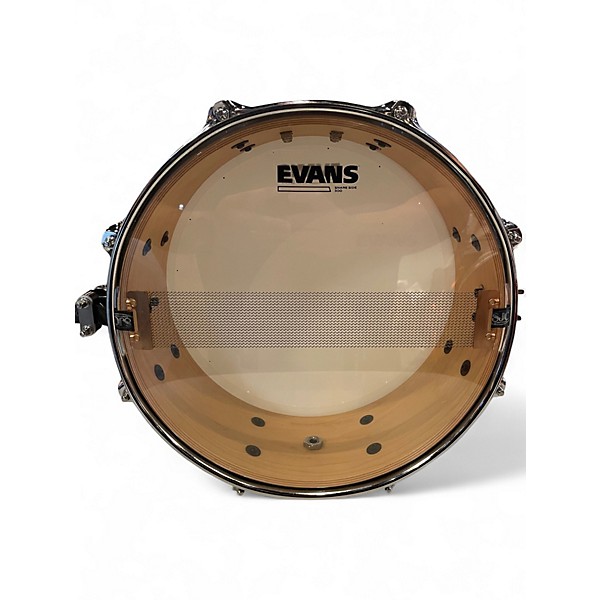 Used SJC Drums 13X5 Custom Snare Vintage White Pearl Drum