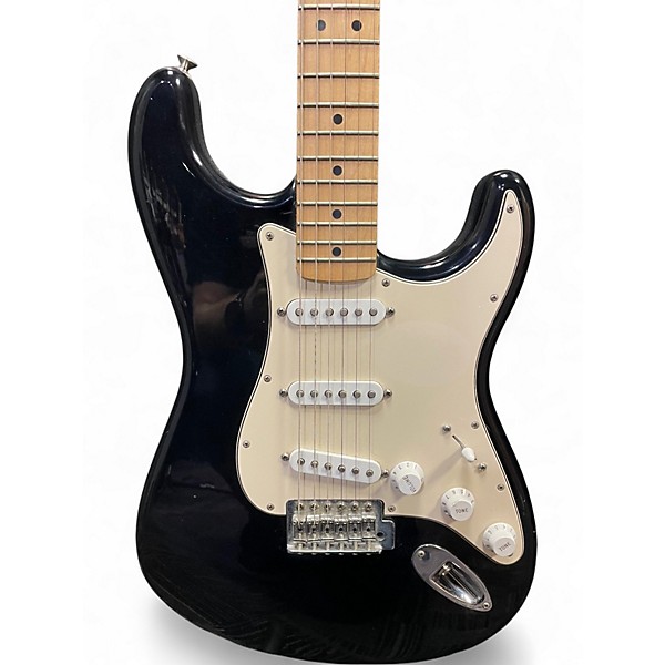 Used 2006 Fender Standard Stratocaster Black Solid Body Electric Guitar
