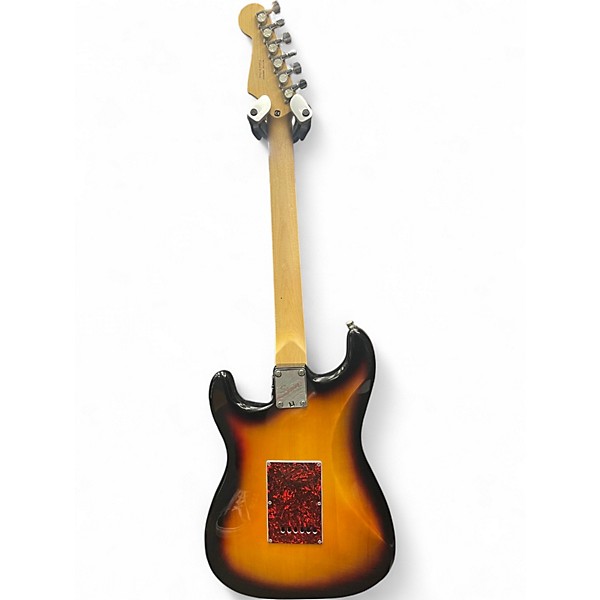 Used Squier Standard Stratocaster 3 Tone Sunburst Solid Body Electric Guitar