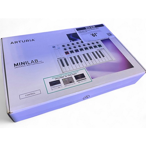 Used Arturia Minilab MKII MIDI Controller