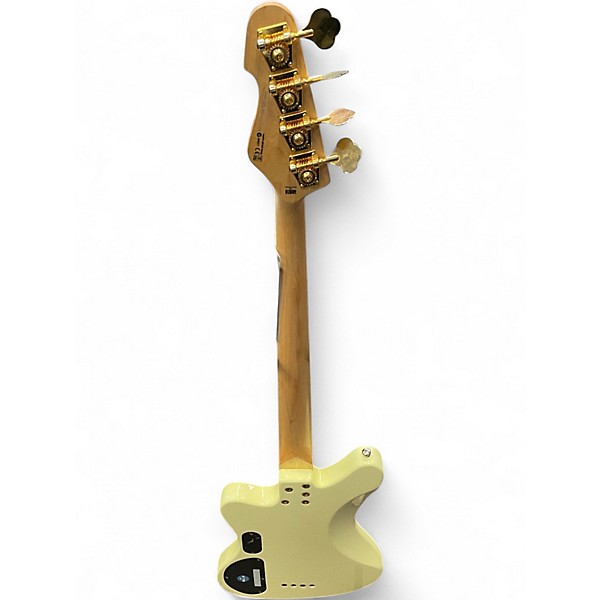 Used ESP gb4 Classic White Electric Bass Guitar