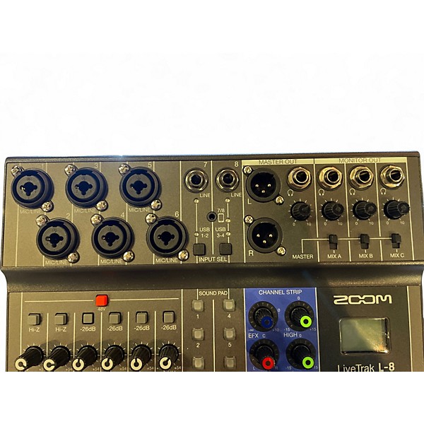 Used Zoom LIVETRAK L-8 Digital Mixer