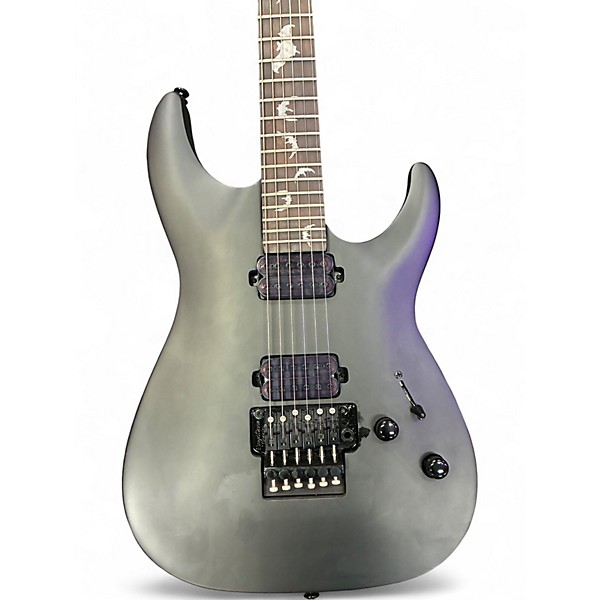 Used Schecter Guitar Research Damien 6 FR Black Solid Body Electric Guitar