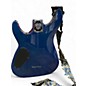 Used Schecter Guitar Research Omen Extreme 6 Ocean Blue Burst Solid Body Electric Guitar