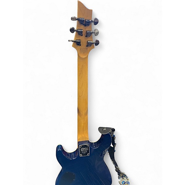 Used Schecter Guitar Research Omen Extreme 6 Ocean Blue Burst Solid Body Electric Guitar