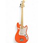 Used Squier Bronco tahitian coral Electric Bass Guitar thumbnail