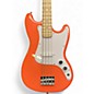 Used Squier Bronco tahitian coral Electric Bass Guitar