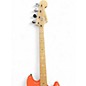 Used Squier Bronco tahitian coral Electric Bass Guitar