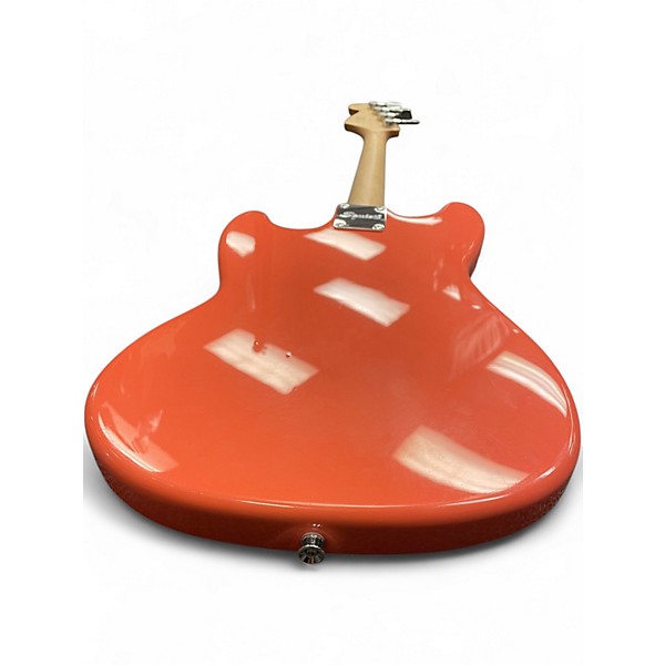 Used Squier Bronco tahitian coral Electric Bass Guitar