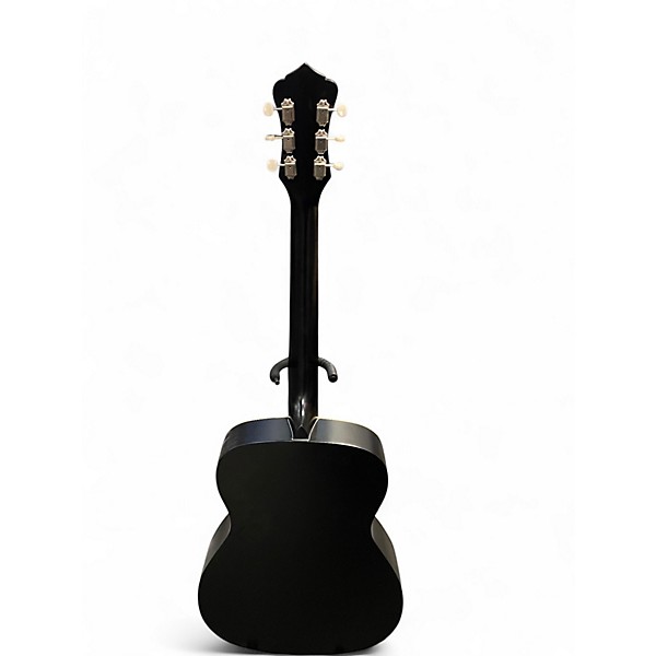 Used Recording King dirty 37 Black Acoustic Guitar