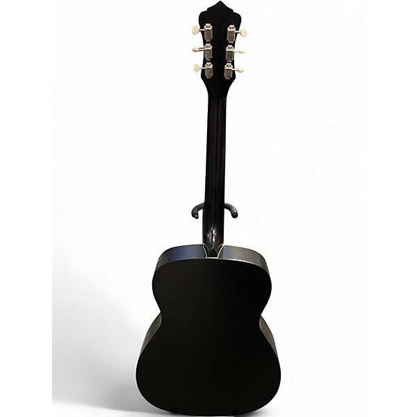 Used Recording King dirty 37 Black Acoustic Guitar