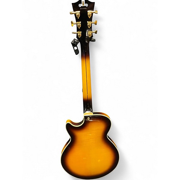 Used D'Angelico EX-SS 2 Tone Sunburst Hollow Body Electric Guitar