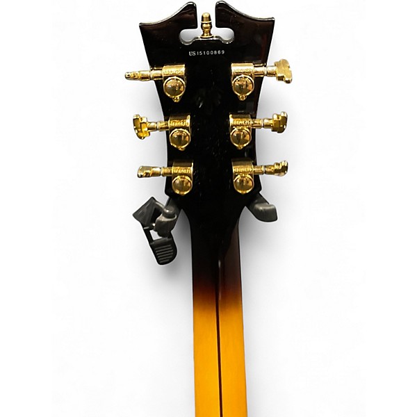 Used D'Angelico EX-SS 2 Tone Sunburst Hollow Body Electric Guitar