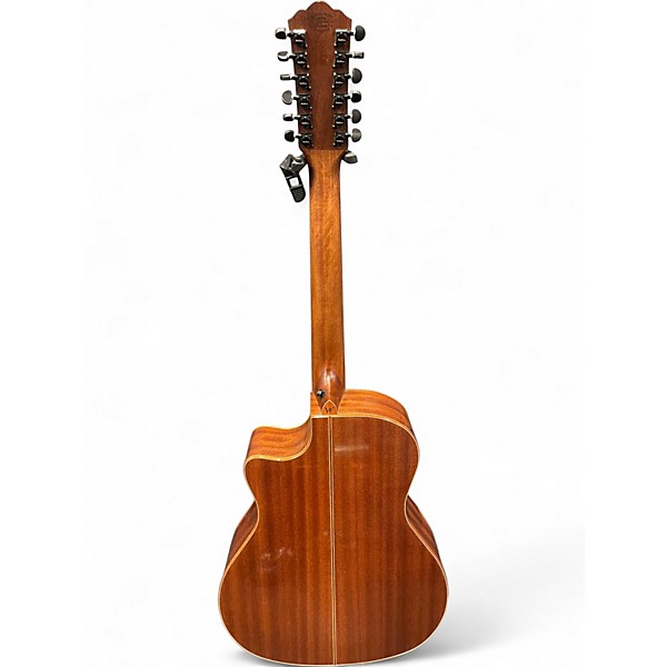 Used Washburn WCG15SCE12 Natural 12 String Acoustic Electric Guitar