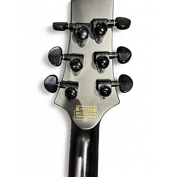 Used Schecter Guitar Research C1 Platinum Black Solid Body Electric Guitar