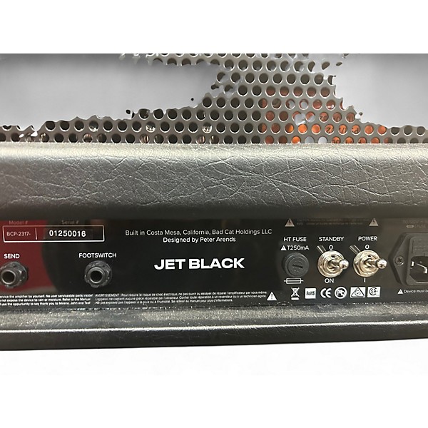 Used Bad Cat JET BLACK Tube Guitar Amp Head