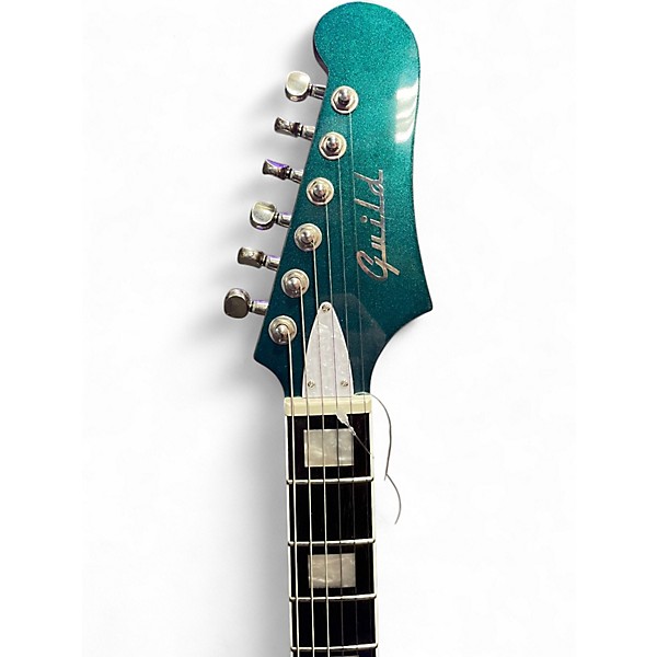 Used Guild Surfliner Deluxe Evergreen Metalic Solid Body Electric Guitar
