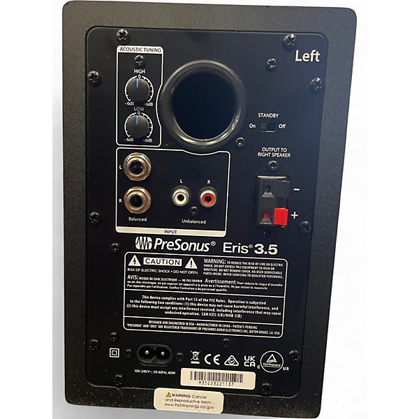 Used PreSonus Eris 3.5 Powered Monitor