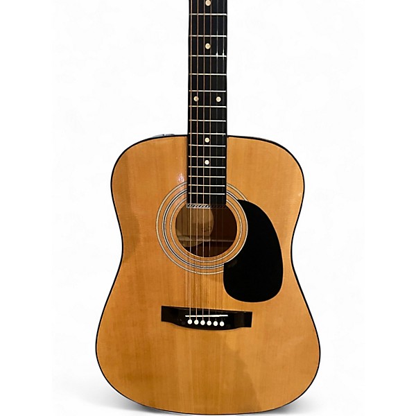 Used Ziv 4105 natural Acoustic Guitar