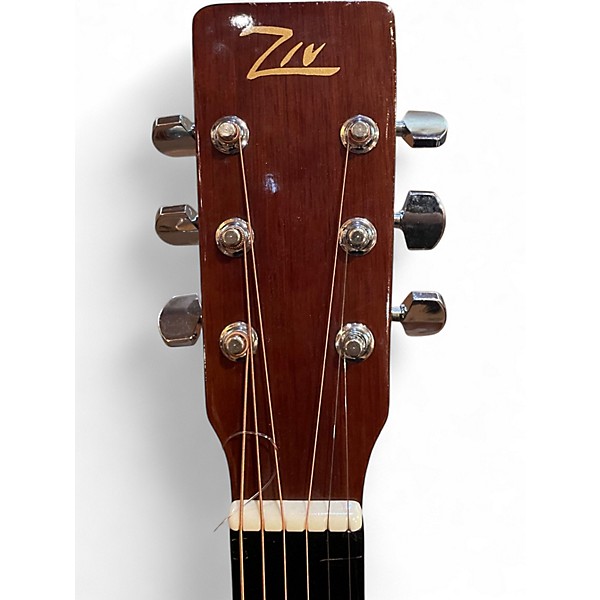 Used Ziv 4105 natural Acoustic Guitar