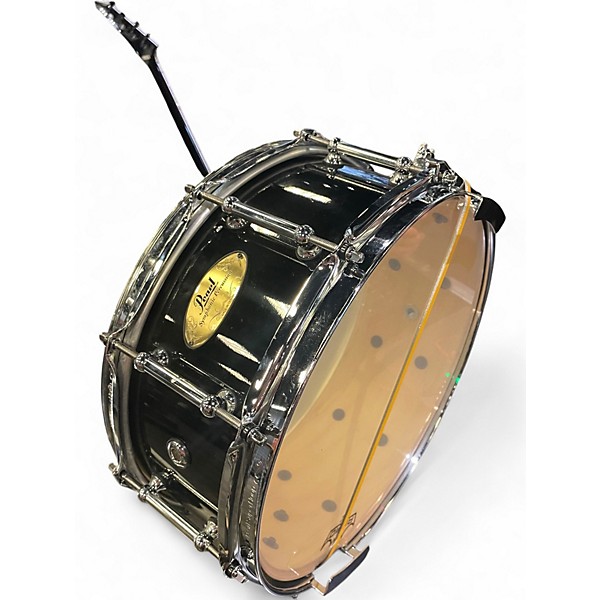 Used Pearl 14in SYMPHONIC PERCUSSION SNARE Black Drum