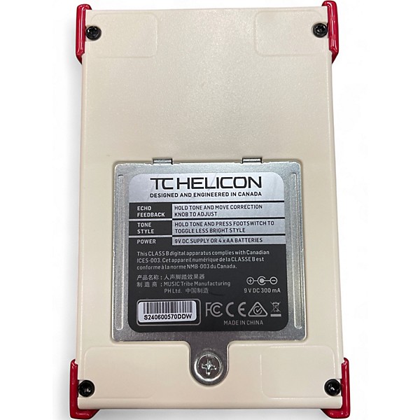 Used TC Helicon MIC MECHANIC 2 Effect Pedal