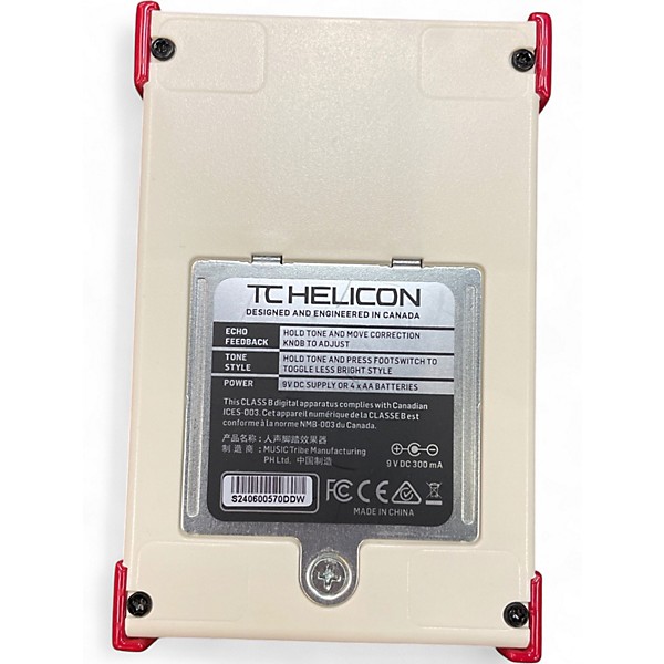 Used TC Helicon MIC MECHANIC 2 Effect Pedal