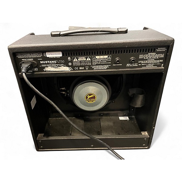 Used Fender Mustang LT50 50W 1x12 Guitar Combo Amp