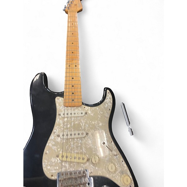 Used Fender Standard Stratocaster Black Solid Body Electric Guitar