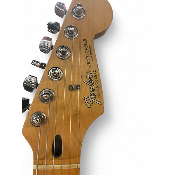 Used Fender Standard Stratocaster Black Solid Body Electric Guitar