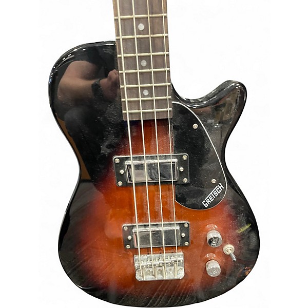 Used Gretsch Guitars electromatic jet bass 2 Tone Sunburst Electric Bass Guitar