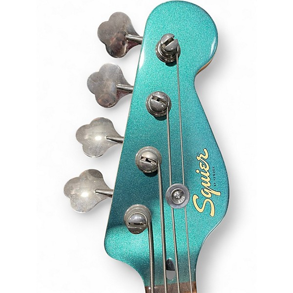 Used 2023 Squier PARANORMAL RASCAL BASS HH Sherwood Green Electric Bass Guitar