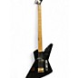 Used Hondo deluxe series 880 Black Electric Bass Guitar thumbnail