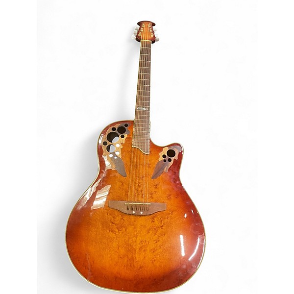 Used Ovation CELEBRITY CS 2000 BURL CHERRY BURST Acoustic Electric Guitar