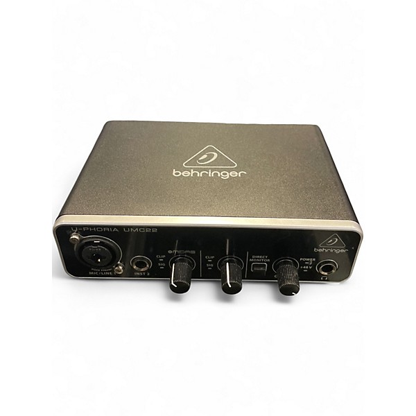 Used Behringer U-Phoria UMC22 Audio Interface